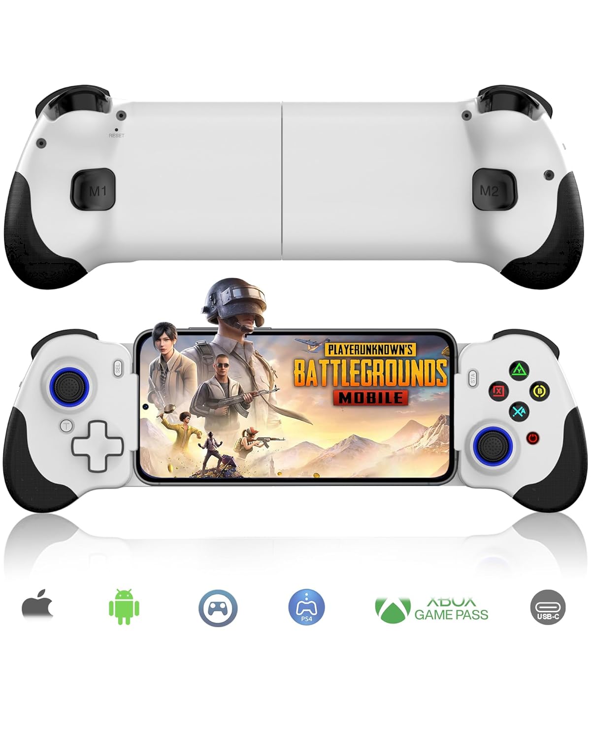 Board Game Android - คอนโทรลเลอร์เกมแบบมีสาย N01 แบบยืดหดได้, รองรับ USB-C Plug