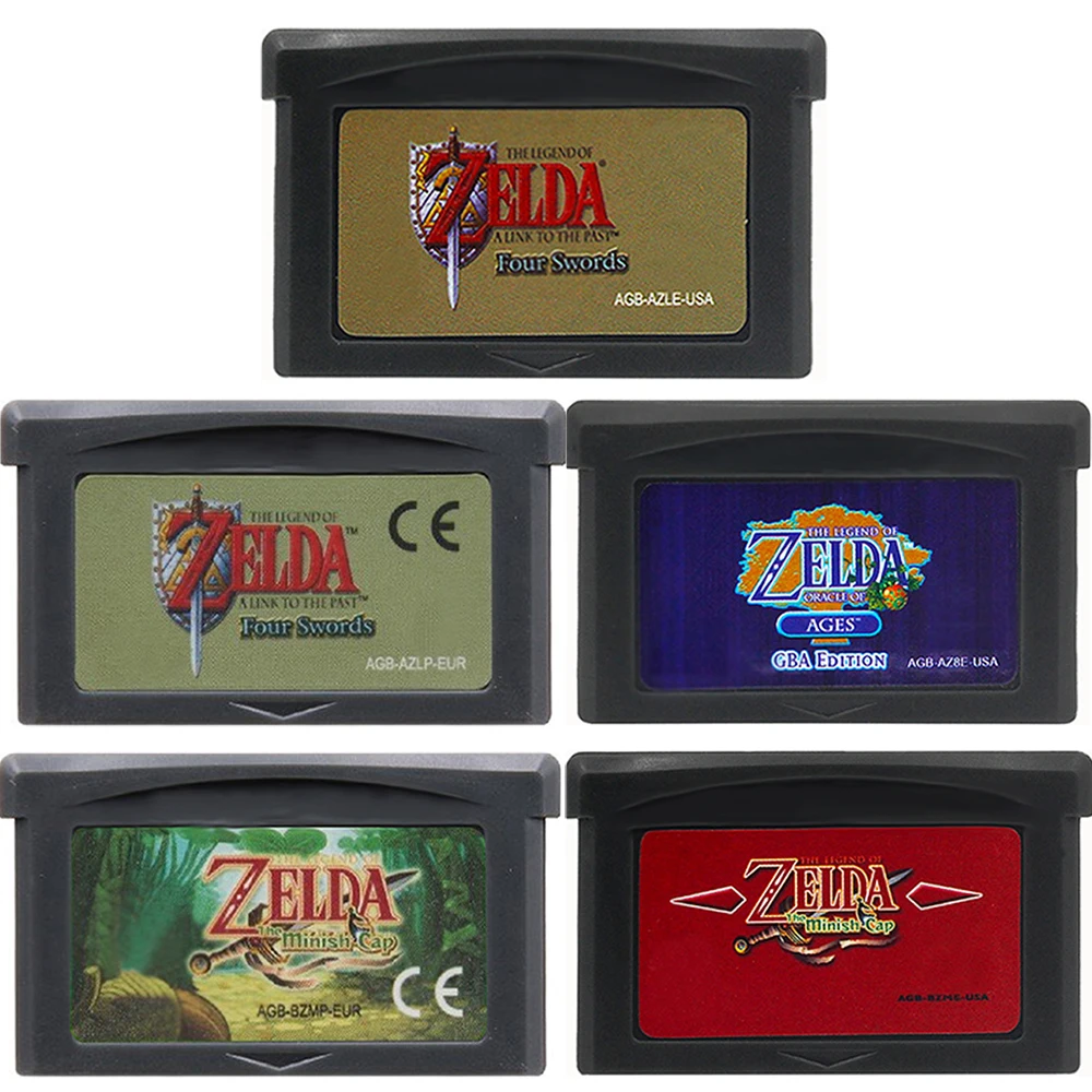 Board Game Zelda - การ์ดเกมเซลด้า GBA ยอดนิยม 32 บิต สำหรับเครื่องเล่นวิดีโอเกม