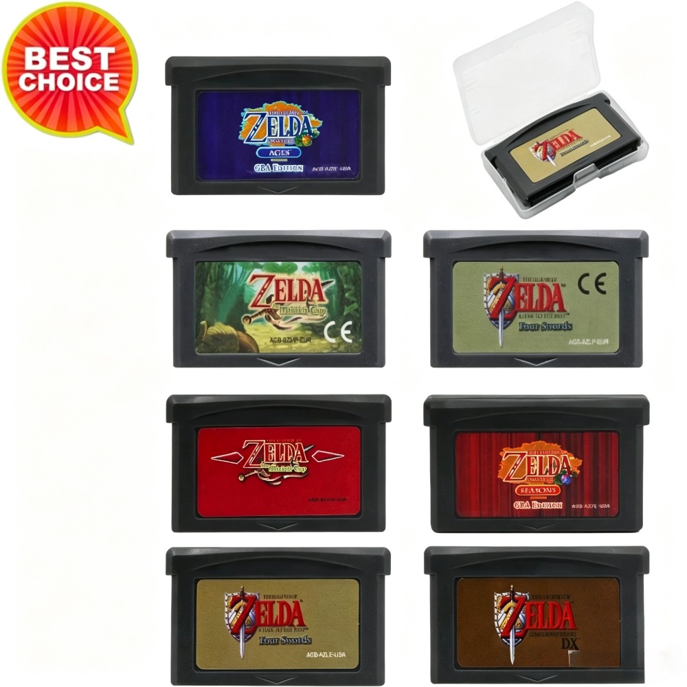 Board Game Zelda - ตลับเกมวิดีโอ 32 บิต สำหรับเครื่องเกม GBA การ์ดเกม