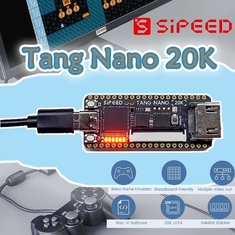 Board Game Film - บอร์ด FPGA รุ่นใหม่ Sipeed Tang Nano