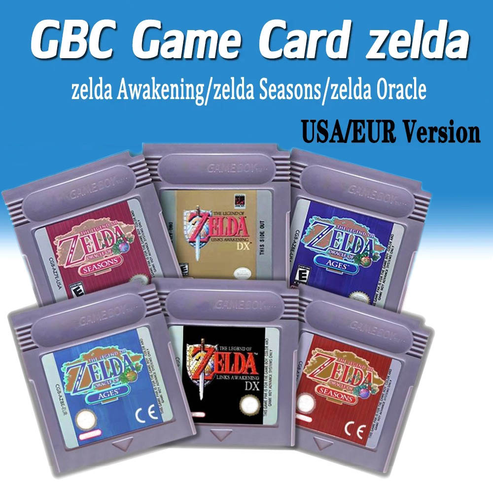 Board Game Zelda - การ์ดเกม GBC ตำนานแห่งเซลด้า 16 บิต วิดีโอเกม