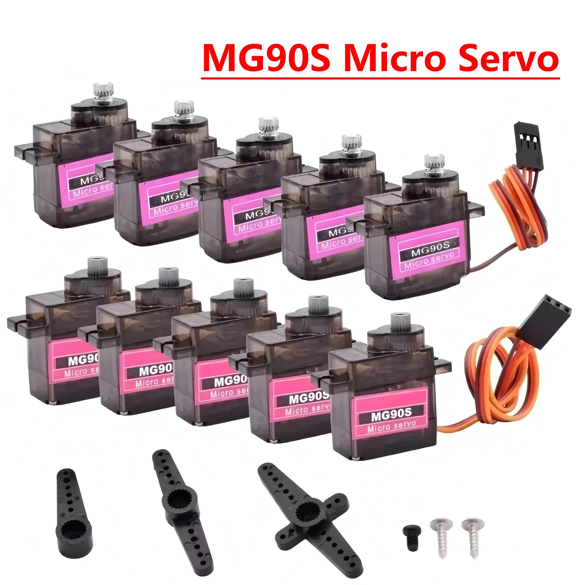 Cooperative Card Game - 4/5/10/20pcs MG90S Micro Servo มอเตอร์เกียร์โลหะ Analog