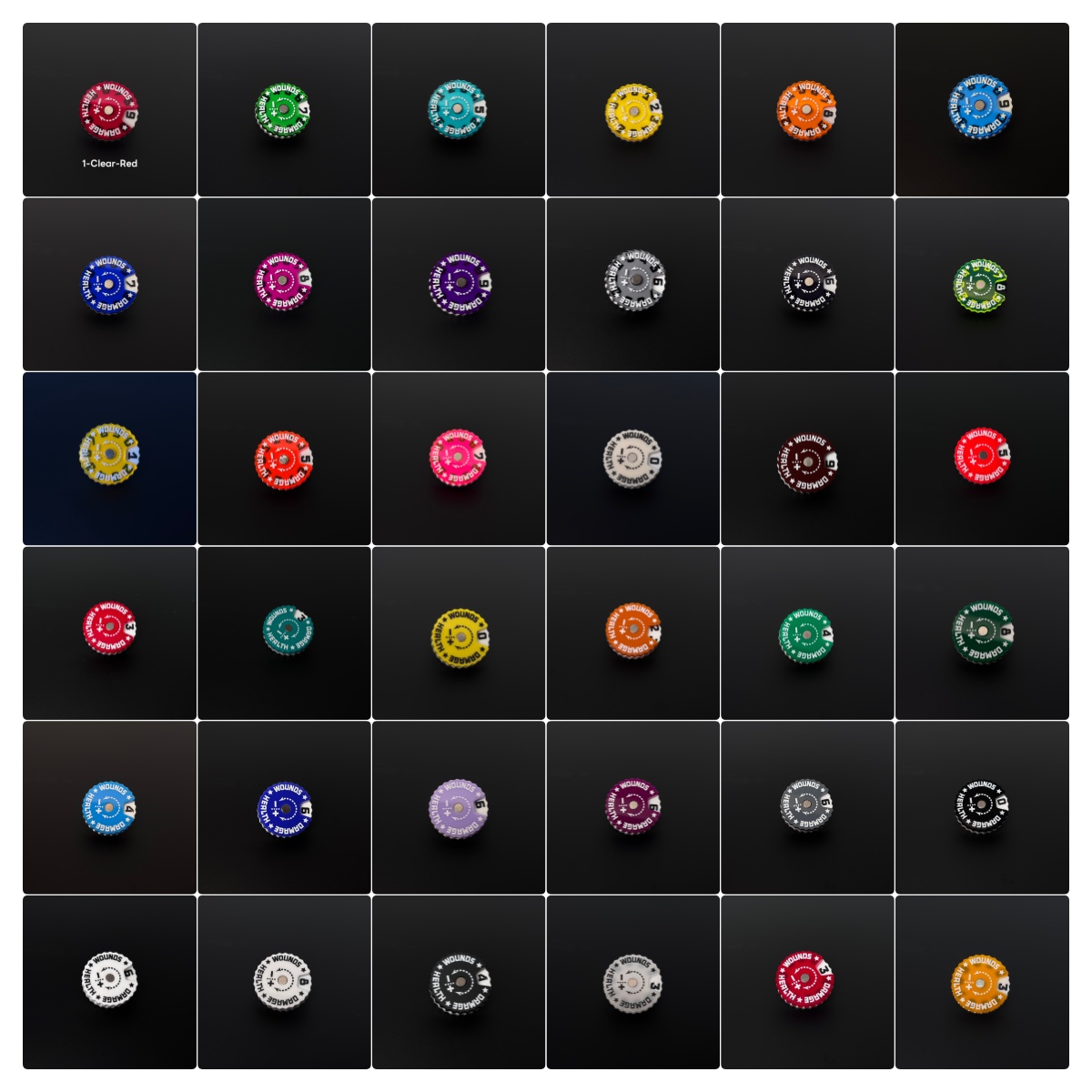 Board Game Path - ตัวติดตามแผลแบบตั้งโต๊ะ 25x25x6 มม. ตัวติดตามเกม 2