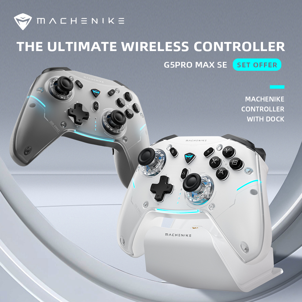 Board Game Android - คอนโทรลเลอร์เกม MACHENIKE G5Pro Max SE พร้อมแท่นชาร์จ
