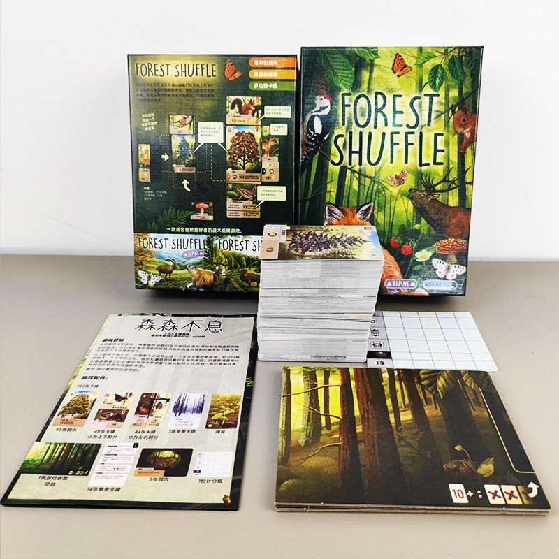 SHUFFLE ป่าที่ไม่มีที่สิ้นสุด  - Board Game Heat บทวิจารณ์และราคา