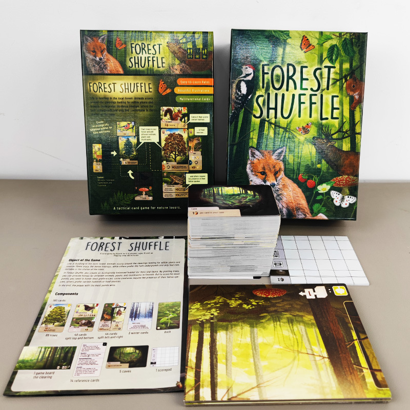 SHUFFLE ป่าที่ไม่มีที่สิ้นสุด  - Board Game Heat บทวิจารณ์และราคา