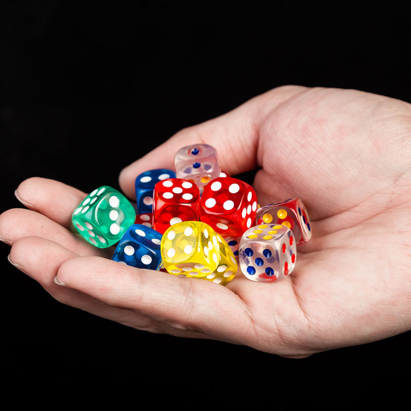 10Pcs Dices Drawstring ลูกเต๋า - Board Game Viral บทวิจารณ์และราคา