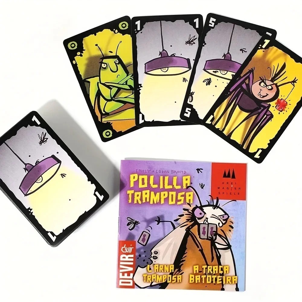เกมไพ่ Polilla Tramposa ภาษาสเ - Board Game Viral บทวิจารณ์และราคา