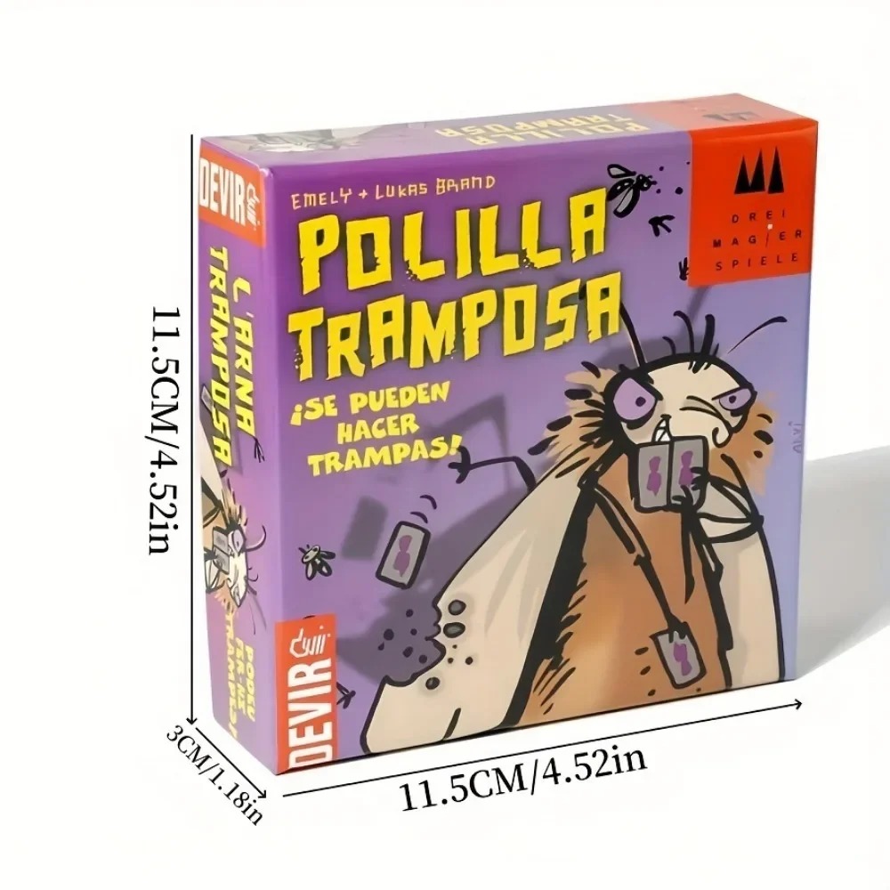 เกมไพ่ Polilla Tramposa ภาษาสเ - Board Game Viral บทวิจารณ์และราคา