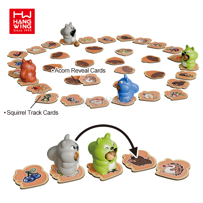เกมกระดานแข่งขันนักล่ากระรอกนั - Board Game Heat บทวิจารณ์และราคา