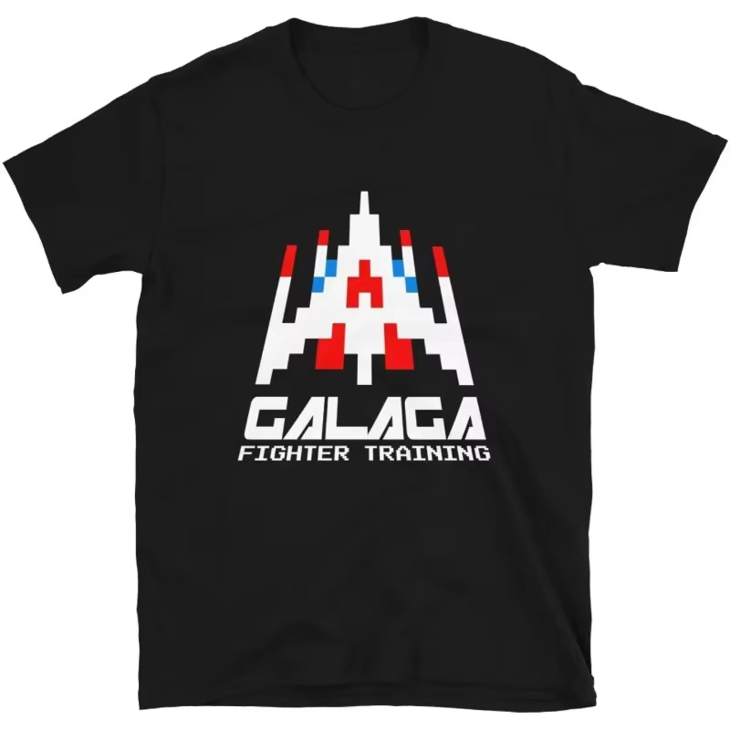 เสื้อยืดลายเกม Galaga สไตล์เรโ - Board Game Viral บทวิจารณ์และราคา